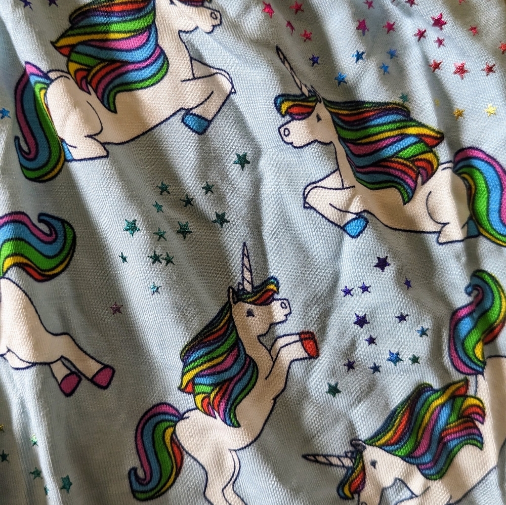 Me Undies, men's size small, boxer briefs, blue unicorn - Picture 6 of 7